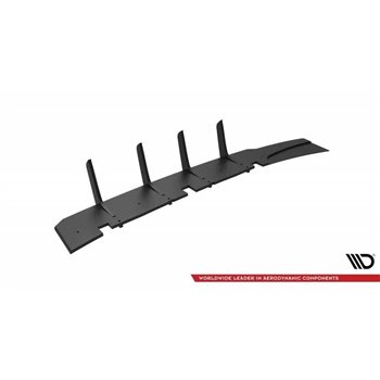 Maxton - Street Pro Central Diffuseur Arriere Kia Optima Mk4 Facelift Noir-Rouge