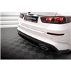 Maxton - Lames De Pare-Chocs Arrière Latérales V.1 Kia Optima Mk4 Facelift Noir Brillant