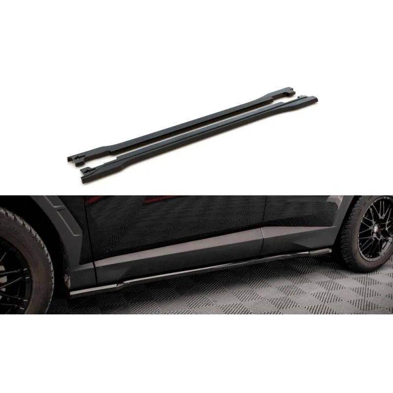 Maxton - Rajouts Des Bas De Caisse Hyundai Tucson Mk4 Noir Brillant