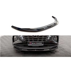 Maxton - Lame Du Pare-Chocs Avant V.1 Hyundai Tucson Mk4 Noir Brillant
