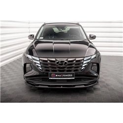 Maxton - Lame Du Pare-Chocs Avant V.1 Hyundai Tucson Mk4 Noir Brillant