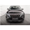 Maxton - Lame Du Pare-Chocs Avant V.1 Hyundai Tucson Mk4 Noir Brillant