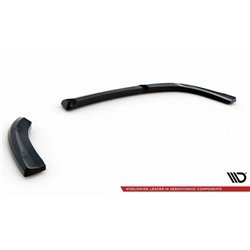 Maxton - Lames De Pare-Chocs Arrière Latérales Hyundai Tucson Mk4 Noir Brillant