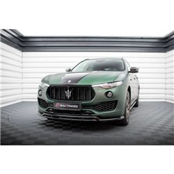 Maxton - Lame Du Pare-Chocs Avant V.2 Maserati Levante Mk1 Noir Brillant