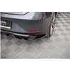 Maxton - Lames De Pare-Chocs Arrière Latérales Seat Leon FR Hatchback Mk4 Noir Brillant