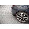 Maxton - Lames De Pare-Chocs Arrière Latérales Seat Leon FR Hatchback Mk4 Noir Brillant