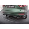 Maxton - Arriere Lame (avec une barre verticale) Maserati Levante Mk1 Noir Brillant