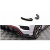 Maxton - Lames De Pare-Chocs Arrière Latérales V.1 Hyundai Kona Mk1 Noir Brillant