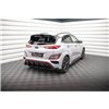 Maxton - Lames De Pare-Chocs Arrière Latérales V.1 Hyundai Kona Mk1 Noir Brillant