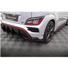 Maxton - Lames De Pare-Chocs Arrière Latérales V.1 Hyundai Kona Mk1 Noir Brillant