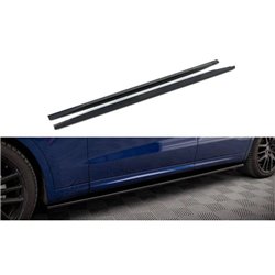Maxton - Rajouts Des Bas De Caisse Maserati Levante GTS / Trofeo Mk1 Noir Brillant