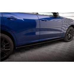 Maxton - Rajouts Des Bas De Caisse Maserati Levante GTS / Trofeo Mk1 Noir Brillant
