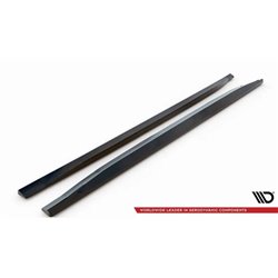 Maxton - Rajouts Des Bas De Caisse Maserati Levante GTS / Trofeo Mk1 Noir Brillant