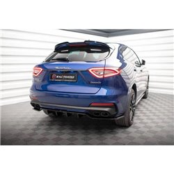 Maxton - Arriere Lame (avec une barre verticale) Maserati Levante GTS Mk1 Noir Brillant