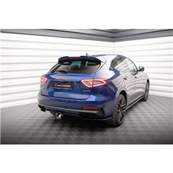 Maxton - Arriere Lame (avec une barre verticale) Maserati Levante GTS Mk1 Noir Brillant