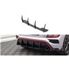 Maxton - Street Pro Central Diffuseur Arriere Hyundai Kona N Mk1 Noir-Rouge