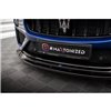 Maxton - Lame Du Pare-Chocs Avant Maserati Levante GTS / Trofeo Mk1 Noir Brillant