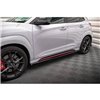 Maxton - Rajouts Des Bas De Caisse V.1 Hyundai Kona N Mk1 Noir Brillant
