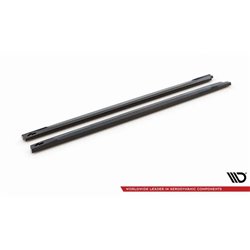 Maxton - Rajouts Des Bas De Caisse V.1 Hyundai Kona N Mk1 Noir Brillant