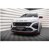 Maxton - Lame Du Pare-Chocs Avant V.2 Hyundai Kona N Mk1 Noir Brillant