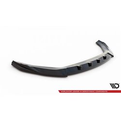 Maxton - Lame Du Pare-Chocs Avant V.2 Hyundai Kona N Mk1 Noir Brillant