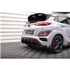 Maxton - Street Pro Central Diffuseur Arriere Hyundai Kona N Mk1 Rouge