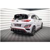 Maxton - Street Pro Central Diffuseur Arriere Hyundai Kona N Mk1 Rouge
