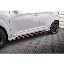Maxton - Rajouts Des Bas De Caisse V.2 Hyundai Kona N Mk1 Noir Brillant