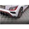 Maxton - Lames De Pare-Chocs Arrière Latérales V.1 Hyundai Kona N Mk1 Noir Brillant