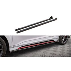 Maxton - Rajouts Des Bas De Caisse V.1 Hyundai Kona N Mk1 Noir Brillant