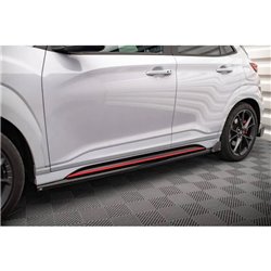 Maxton - Rajouts Des Bas De Caisse V.1 Hyundai Kona N Mk1 Noir Brillant