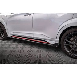 Maxton - Rajouts Des Bas De Caisse V.1 Hyundai Kona N Mk1 Noir Brillant