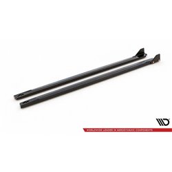 Maxton - Rajouts Des Bas De Caisse V.1 Hyundai Kona N Mk1 Noir Brillant