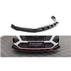 Maxton - Lame Du Pare-Chocs Avant V.1 Hyundai Kona N Mk1 Noir Brillant