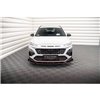 Maxton - Lame Du Pare-Chocs Avant V.1 Hyundai Kona N Mk1 Noir Brillant