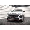Maxton - Lame Du Pare-Chocs Avant V.1 Hyundai Kona N Mk1 Noir Brillant