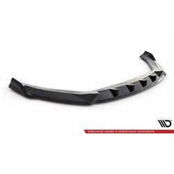 Maxton - Lame Du Pare-Chocs Avant V.1 Hyundai Kona N Mk1 Noir Brillant