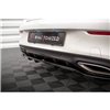 Maxton - Arriere Lame (avec une barre verticale) Mercedes-Benz C Coupe AMG-Line C205 Facelift Noir Brillant