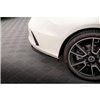 Maxton - Arriere Lame (avec une barre verticale) Mercedes-Benz C Coupe AMG-Line C205 Facelift Noir Brillant