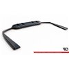 Maxton - Arriere Lame (avec une barre verticale) Mercedes-Benz C Coupe AMG-Line C205 Facelift Noir Brillant