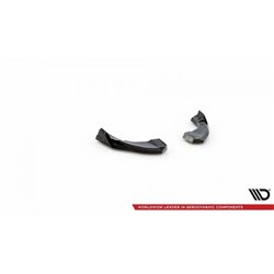 Maxton - Lames De Pare-Chocs Arrière Latérales V.2 Hyundai Kona N Mk1 Noir Brillant