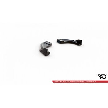 Maxton - Lames De Pare-Chocs Arrière Latérales V.2 Hyundai Kona N Mk1 Noir Brillant