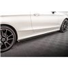 Maxton - Rajouts Des Bas De Caisse Mercedes-Benz C Coupe AMG-Line C205 Facelift Noir Brillant