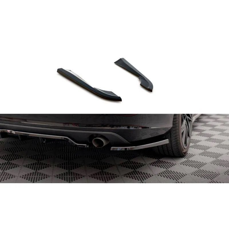 Maxton - Lames De Pare-Chocs Arrière Latérales Volvo V90 Mk2 Noir Brillant