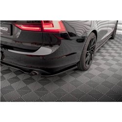 Maxton - Lames De Pare-Chocs Arrière Latérales Volvo V90 Mk2 Noir Brillant