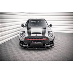 Maxton - Lame Du Pare-Chocs Avant V.4 Mini Cooper Clubman John Cooper Works F54 Facelift Noir Brillant