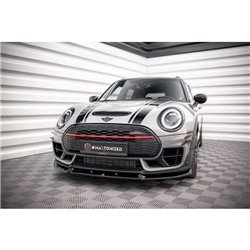 Maxton - Lame Du Pare-Chocs Avant V.4 Mini Cooper Clubman John Cooper Works F54 Facelift Noir Brillant