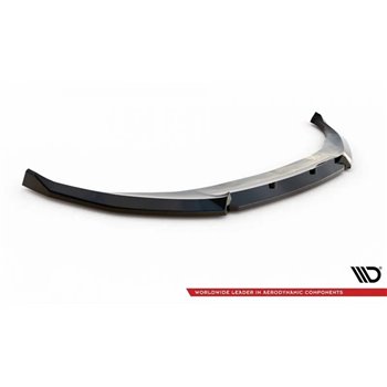 Maxton - Lame Du Pare-Chocs Avant V.4 Mini Cooper Clubman John Cooper Works F54 Facelift Noir Brillant