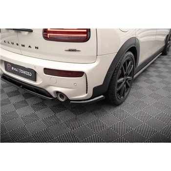 Maxton - Lames De Pare-Chocs Arrière Latérales V.1 Mini Cooper Clubman John Cooper Works F54 Facelift Noir Brillant