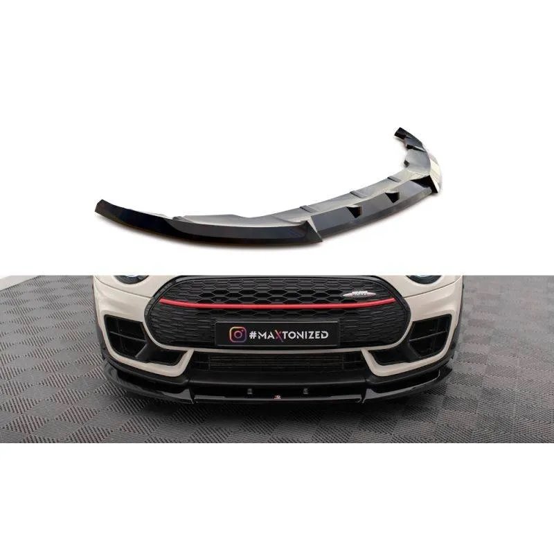 Maxton - Lame Du Pare-Chocs Avant V.1 Mini Cooper Clubman John Cooper Works F54 Facelift Noir Brillant